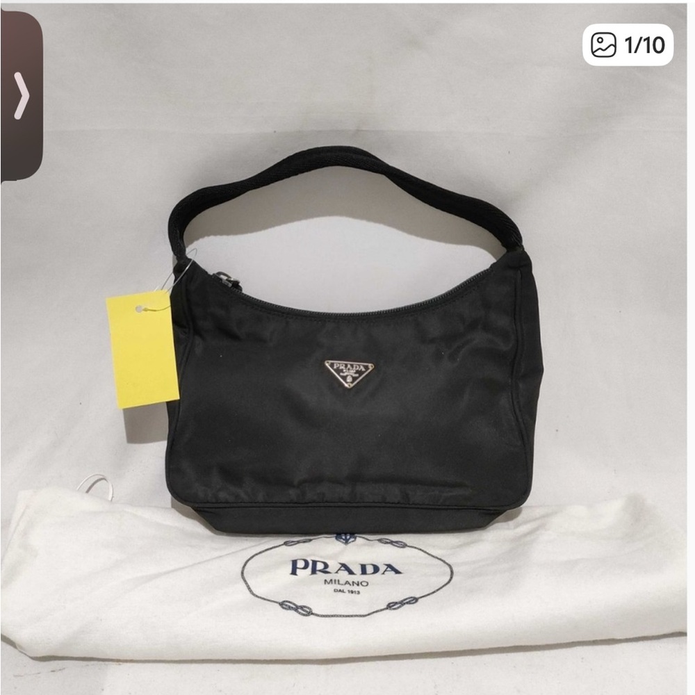 Prada Black Nylon Handbag